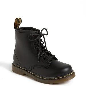 Brand new kids size 10 doc marten leather boots